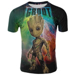 Comics Super Hero Groot 3D T-shirt