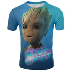 Comics Super Hero Groot 3D T-shirt