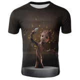 Comics Super Hero Groot 3D T-shirt