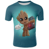 Comics Super Hero Groot 3D T-shirt