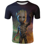 Comics Super Hero Groot 3D T-shirt